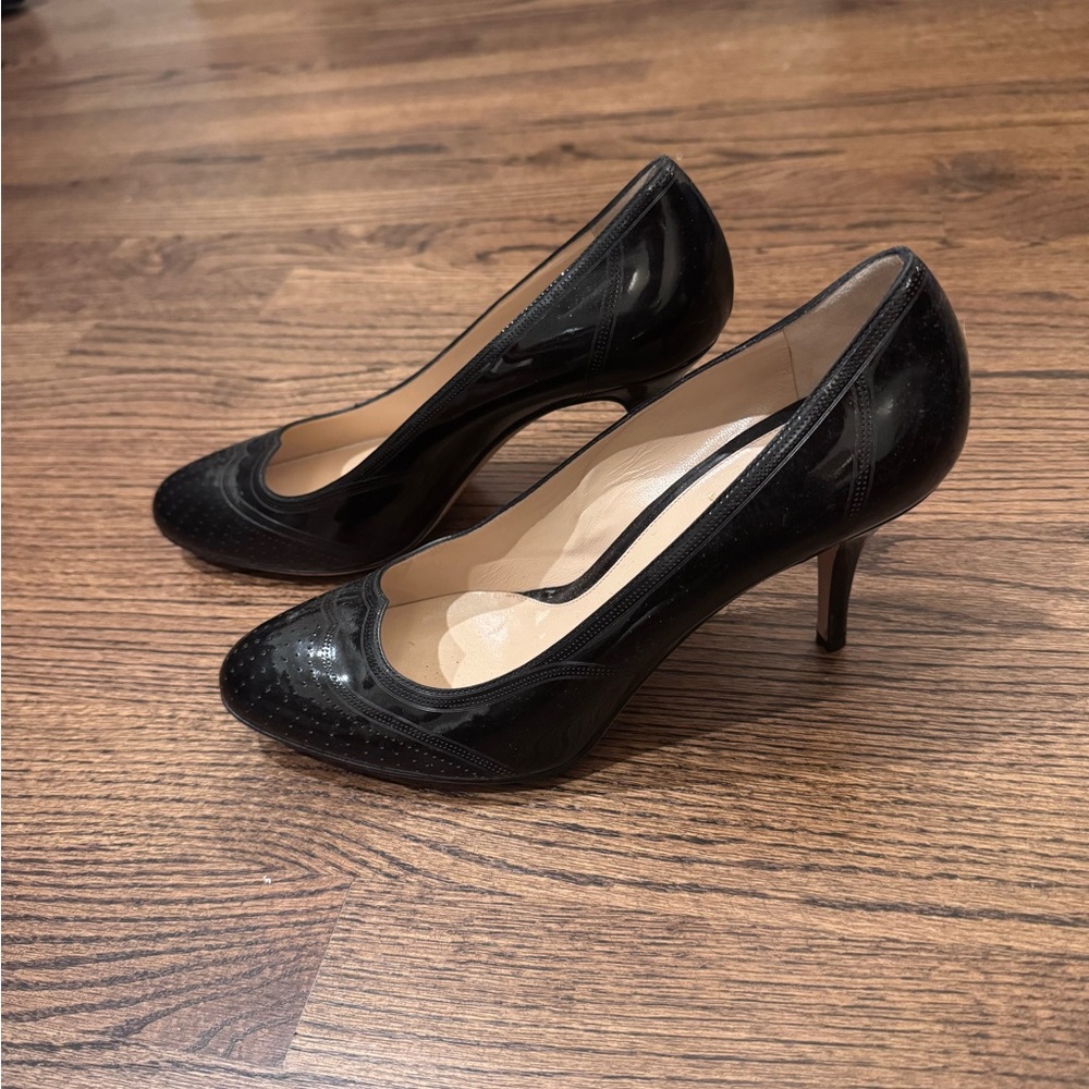 Fendi Patent Black Pumps